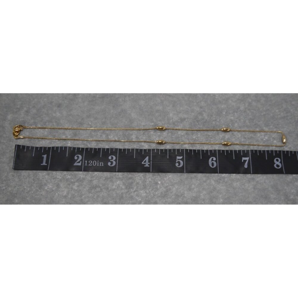 Vintage AVON gold tone delicate necklace chain 16" long - Picture 4 of 4